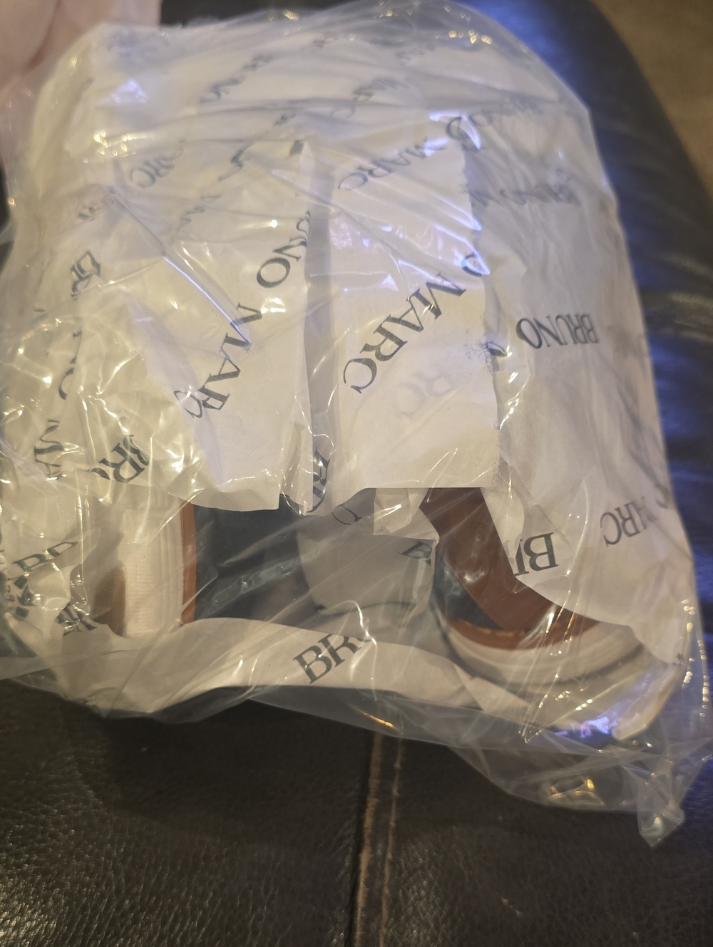 Bruno Marc Big Boys Oxford Shoes, New In Bag. Boys Size 5 - Picture 6 of 7